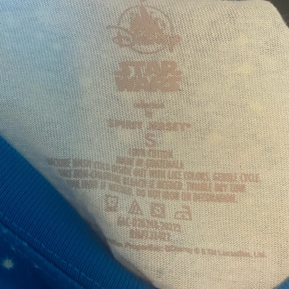 Disney Parks Star Wars ENDOR Spirit Jersey Ewok Blue Starry Sky Size Small - Picture 12 of 12